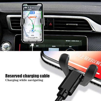 Gravity Car Phone Holder Air Vent GPS Stand Accessories For Seat Ibiza 6l 6J Leon Mk3 mk2 5F Cupra Alhambra Ateca Arona Tarraco