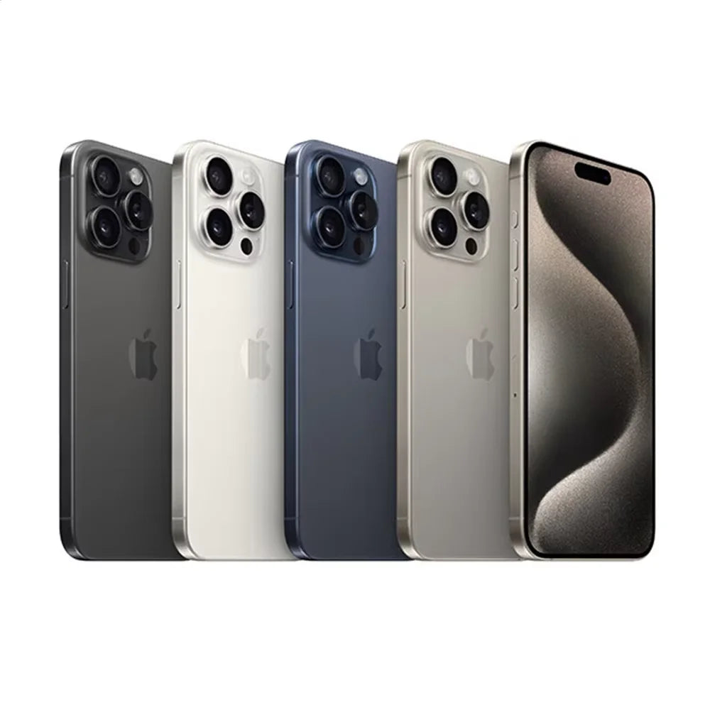 iPhone 15 Pro Max Dual eSIM 6.7" Genuine LTPO Super Retina XDR OLED Face ID NFC A17Pro 8GB 256/512GB 5G Mobile Phone Original 15