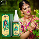 Óleo de Crescimento Do Cabelo Orgânico Ayurvedic, Anti Perda De Cabelo, Recrescimento Rápido, Engrossar Produtos De Cabelo, Adivasi, Índia