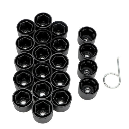 Roda Pneu Hub Cap, Porca Parafuso Tampa, Rim, Pneus Parafusos, Plugues, Pregos, Decorações de carro, Acessórios, VW Tiguan, Golf MK5, Passat B7, 20Pcs