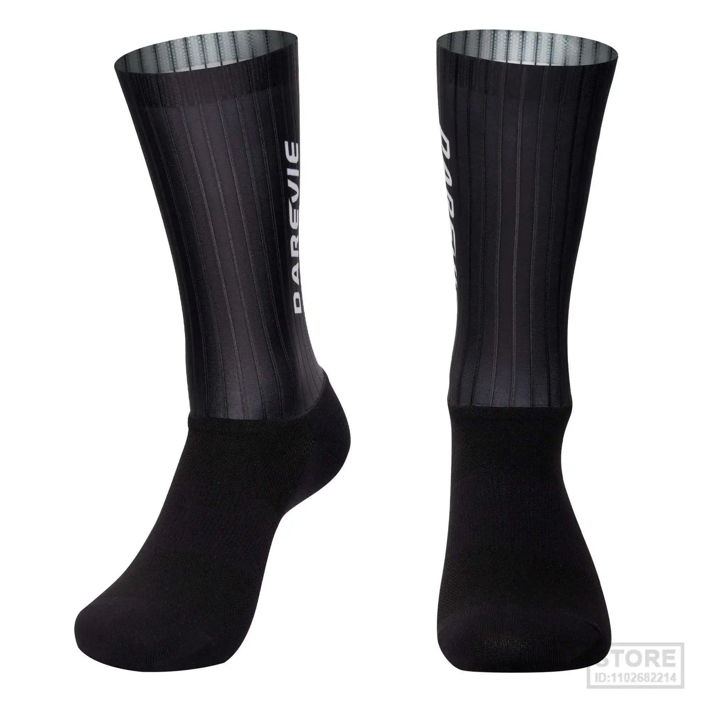 High DAREVIE Cycling Socks Aero Speed Sock Pro Sports For Men Anti-slip Breathable Athletic Moisture Control