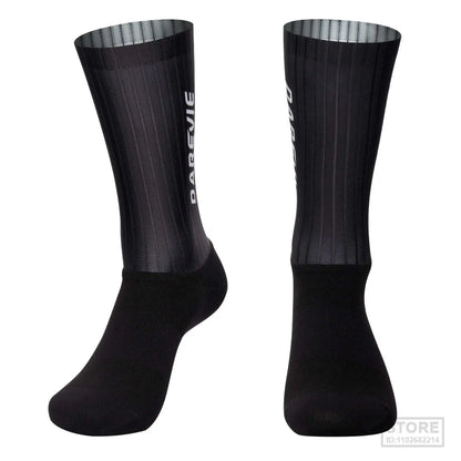 High DAREVIE Cycling Socks Aero Speed Sock Pro Sports For Men Anti-slip Breathable Athletic Moisture Control