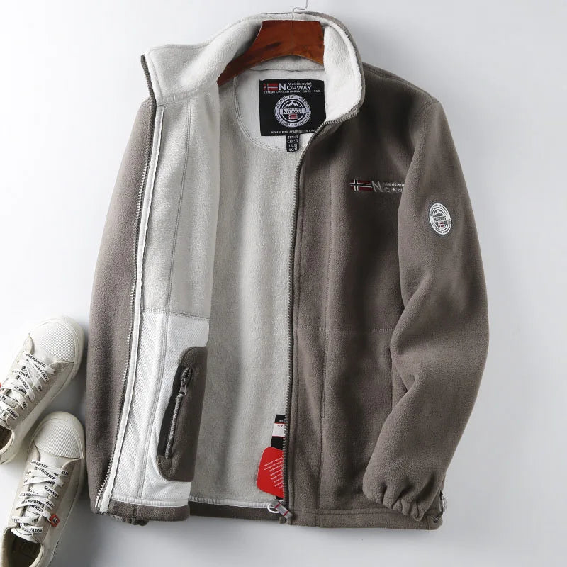 Chaqueta informal de marca FGKKS 2023 para hombre, chaqueta de lana gruesa, diseño de alta calidad, chaqueta cálida de moda para hombre