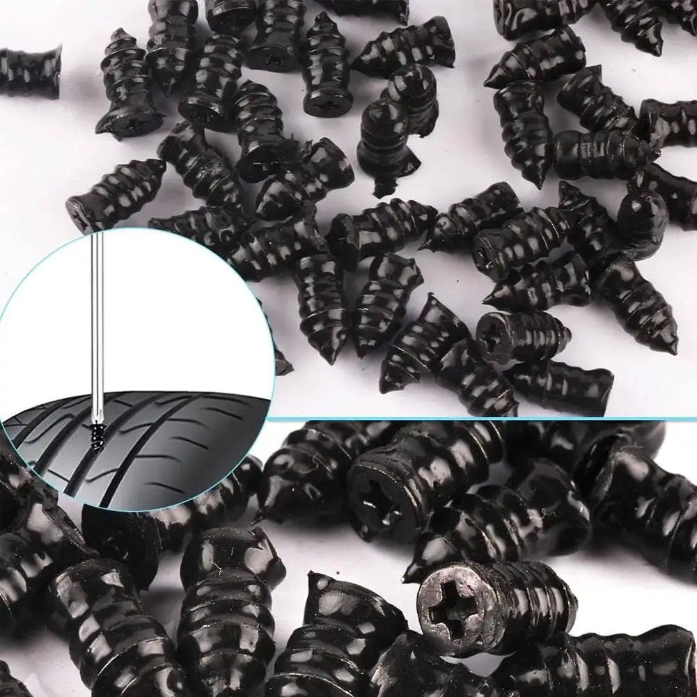 Car Vacuum Tire Repair Nail Tire Repair Tool Set Cars Truck Rubber Tire Puncture Motorcycle Repair Glue Nails