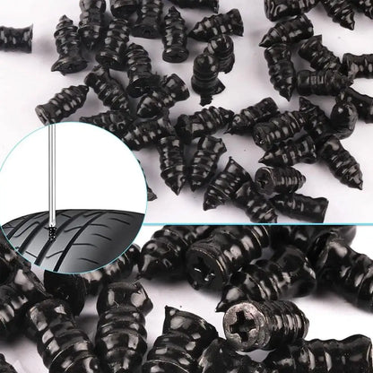 Car Vacuum Tyre Repair Nail Tire Repair Tool Set Cars Truck Rubber Tire Puncture Motorcycle Repair Glue Nails
