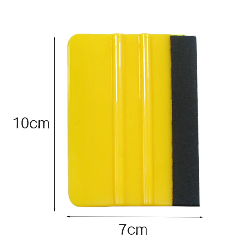 1/5Pcs Car Stickers Film Install Squeegee Vinyl Carbon Fiber Scraper with Felt Squeegee Tool Film Wrapping Car Wrap Tools 10x7cm