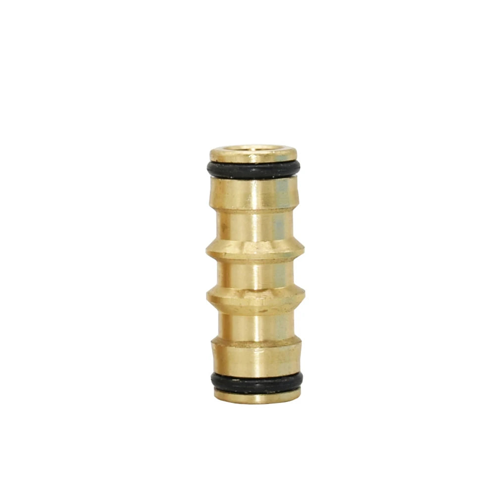 Conector rápido de manguera de latón de 1/2'', 5/8'', 3/4'' y 1'', accesorio de cierre de agua, rosca de cobre, adaptador para pistola de riego de jardín