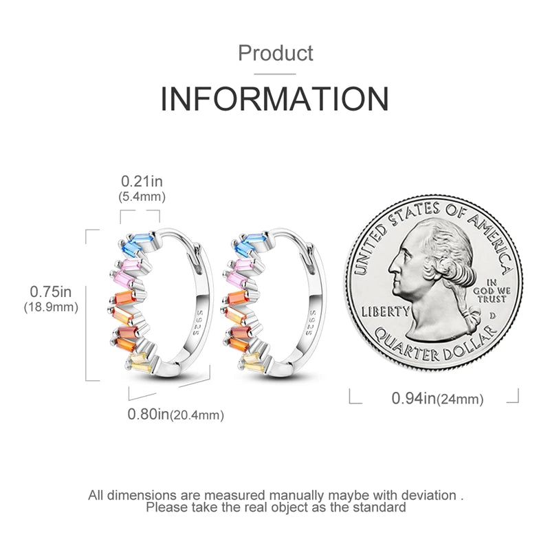 Real 925 Sterling Silver Colorful Dragonfly Butterfly Animal Earrings For Women Exquisite Birthday Anniversary Jewelry Gifts