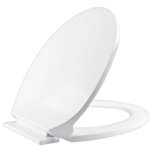 O-Shaped Toilet Seat Slow Close Quiet Lid Thickened Durable for Both Adults Children Universal Bathroom Accessories