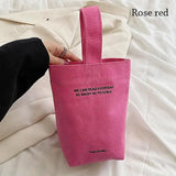 Large Capacity Canvas Tote for Women, Casual Handbags, Letters Shoulder Bag, Crossbody Shopper Bag, Purse 