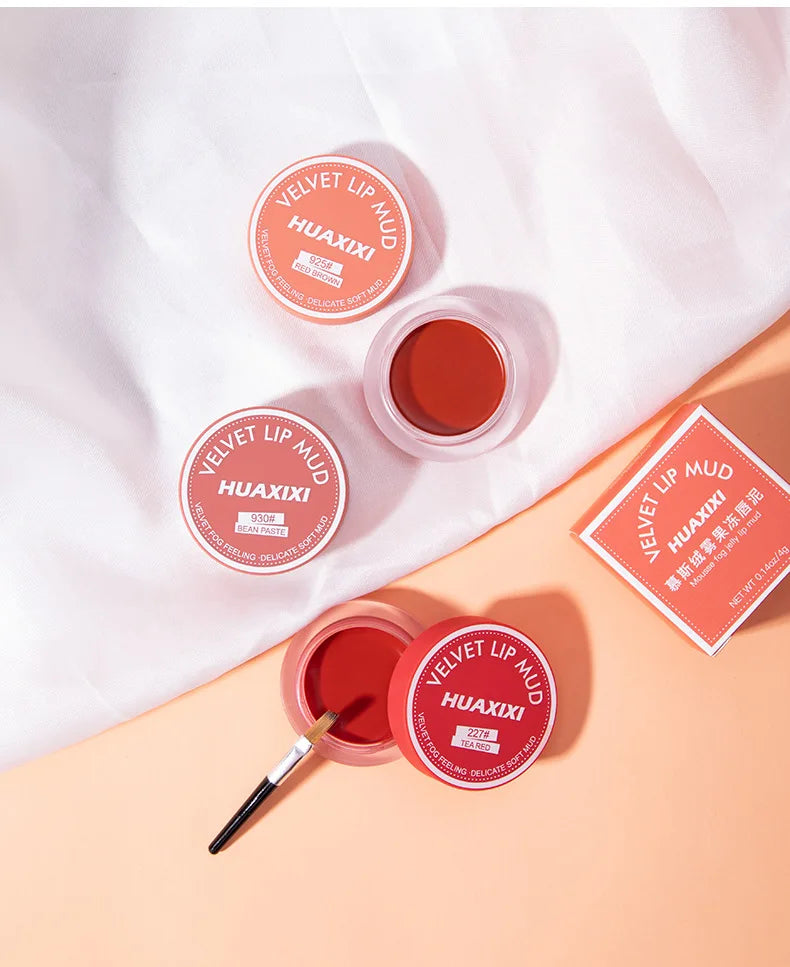 Korean Female Cosmetics Cute Makeup Matte Lipstick Care Lip Plumping Gloss Mud Tint for Lips Lipgloss Base Long Lasting Lip Dye