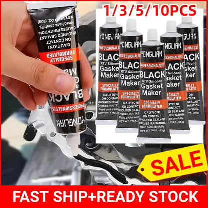 1/3/5/10pcs Motor Gasket Sealant Automotive Engine Sealant Adhesive High Temperature Black RTV Silicone Gasket Maker Car Glue