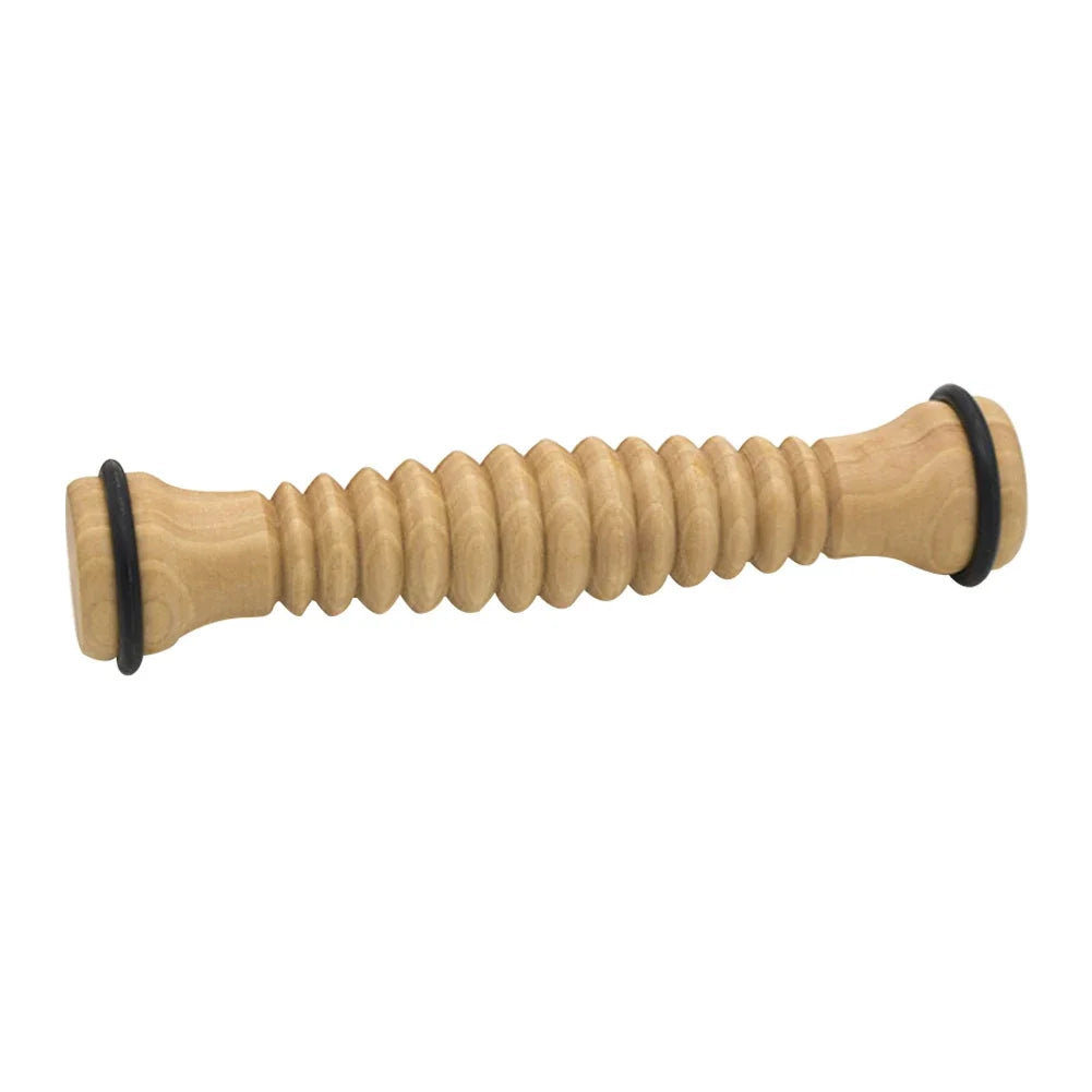 Wooden Exercise Roller Sport Injury Gym Body Leg Foot Trigger Point Muscle Roller Sticks Massager For Feet Massage Health Care