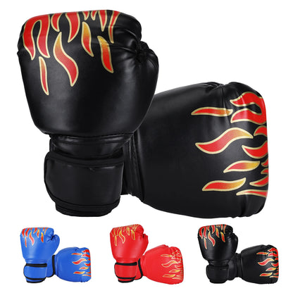 Kids Boxing Gloves Children Punch PU Leather Fitness Mitts Hitting Hand Protector Punch Target Bag MMA Training Sport Wristband