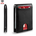 Rfid Credit Card Holder Men Wallets Money Clip Luxury Slim Thin Mini Wallet Male Small Short Purse Minimalist Billfold Vallet