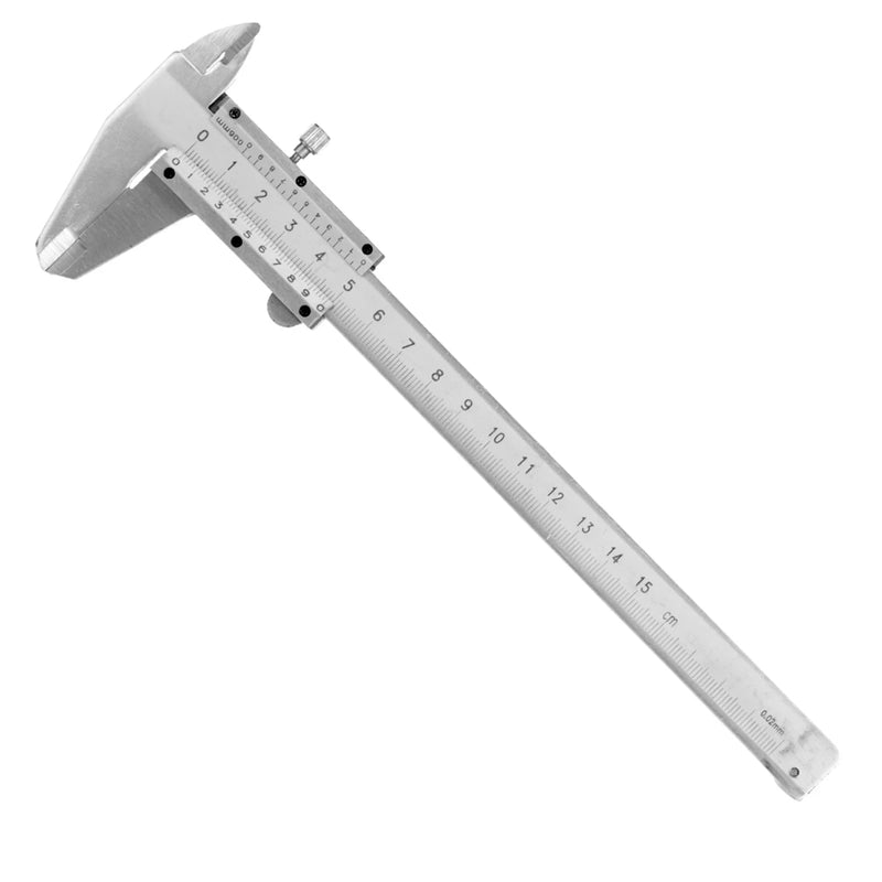 0-150mm High Accuracy Carbon Steel Metal Vernier Caliper Micrometer Gauge Measuring Tool