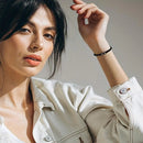 26 letras inicial coração pulseiras artesanais ajustável A-Z nome trançado pulseiras para mulheres homens amizade jóias presentes