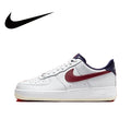 Nike Original White Air Force 1 07 Low Trendy Board Shoes Lightweight Breathable Mens Casual Shoes