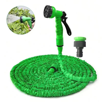 Manguera mágica extensible, lavado de autos a alta presión, 7 funciones de rociado de agua, pistola de agua, manguera de riego para jardín.