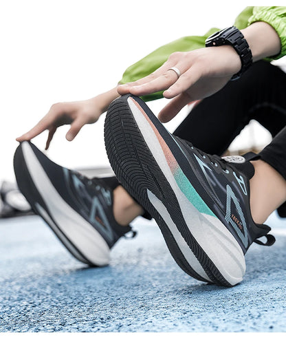 2025 new men's and women's running shoes breathable leisure sports shoes non-slip cushioning comfortable tennis shoes male 36-45