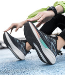 2025 new men's and women's running shoes breathable casual sports shoes non-slip cushioning comfortable tennis shoes men 36-45