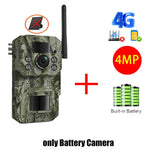 INQMEGA4G 2K 5MP PIR Motion Activated  Trigger Time Night Vision IP66 Hunting Trail Wildlife Battery Solar Camera Forest