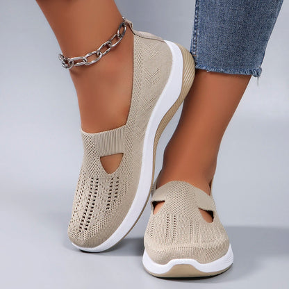 Zapatillas deportivas de primavera para mujer, modernas, transpirables, ligeras, antideslizantes, resistentes al desgaste, informales, planas.