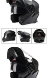 BLD Modular Motorcycle Full Face Helmet ECE Flip-up Double Anti-Fog Visor Purple Bird Sport Design In Stock Adult Men and Women