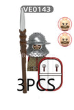 MOC Medieval Building Blocks Castle Knight Western Cowboy Historical Army Cavalry Horse Soldier Gun Kid Toy Gift Brick DIY S040