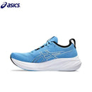 Zapatillas de running Asics Nimbus 26 originales para hombre, amortiguación, estabilidad, deportivas Asics unisex, color blanco
