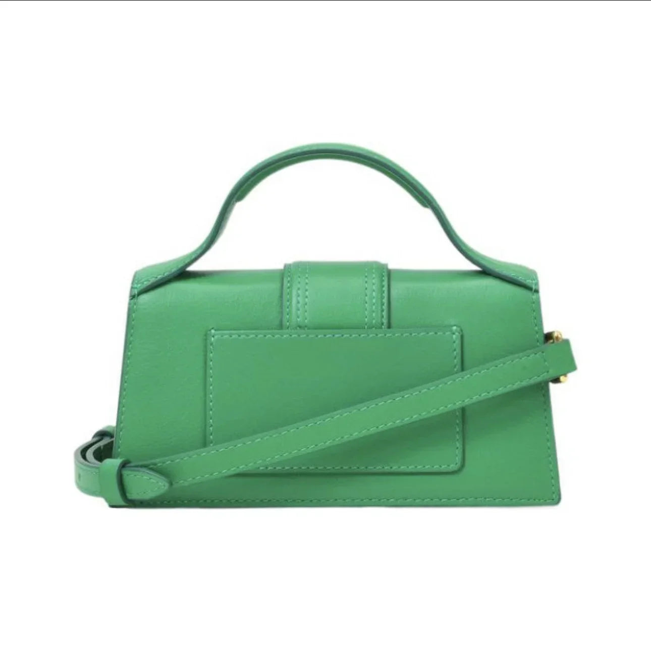 Jacquemus Luxury Yellow Women Top Handle Purse Half Round Design Brand Leather Underarm Flap Shoulder Bag Fashion