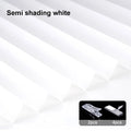 Self-Adhesive Pleated Blind High Shading Non-Woven Window Shade Bathroom Kitchen Balcony Zebra Blackout Curtain