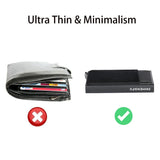 Automatic Flip Card Side Push Card Holder Sleeve Large Capacity 12 Cards Slot Metal Cards Box Men Credit Card Anti-theft Wallets