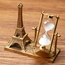 Creative Retro Iron Tower Hourglass Office Desktop Decoration Ornament Furniture Placement and Decoration for Home Decorations