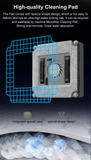 ABIR WD8 Robot Window  cleaner, Dual Water Spray,Smart Memory,High Vacuum Suction, Laser Sensor, Home Wall Glass Cleaning Robot