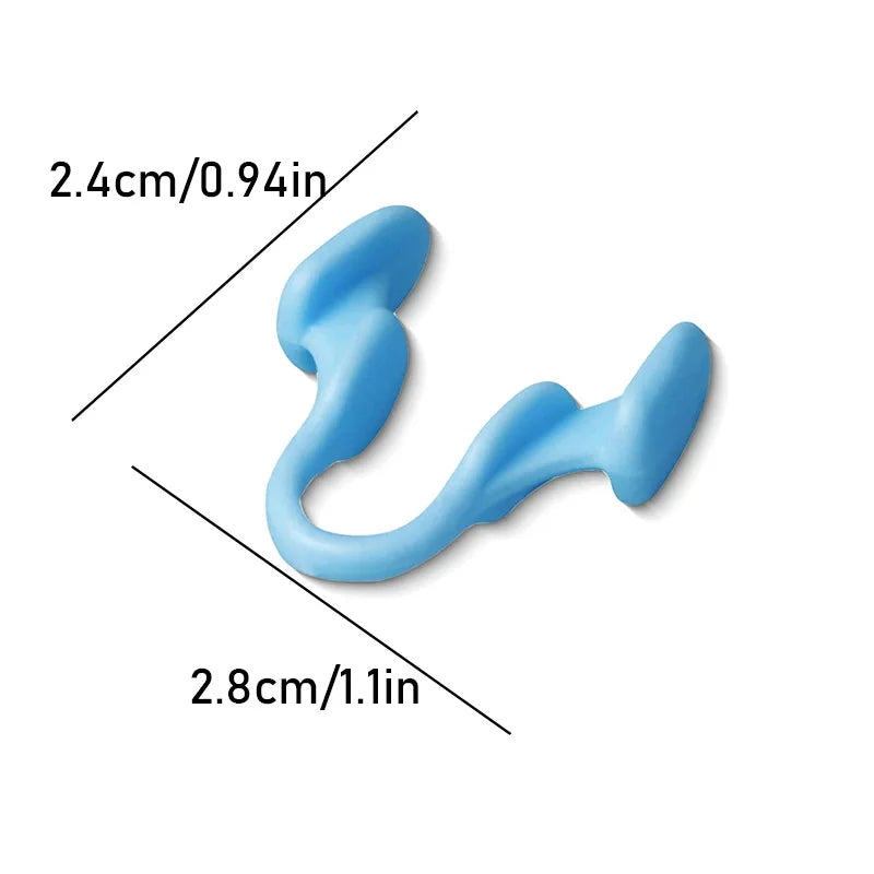 2pcs Silicone Elastic Nose Clip Stop Snoring Device Anti-Snoring Supplies for Better Sleep