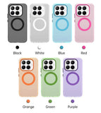 Luxury Matte Candy Magnetic Wireless Charging Transparent Case For Redmi Xiaomi 14T Pro 15T 15TPro For Magsafe Shockproof Cover