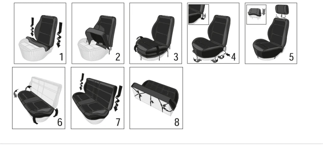 AUTO PLUS Checkered Polyester Patchwork Mesh Fabric Universal Unisex Car Seat Covers Set Accessories Interior  With Sponge
