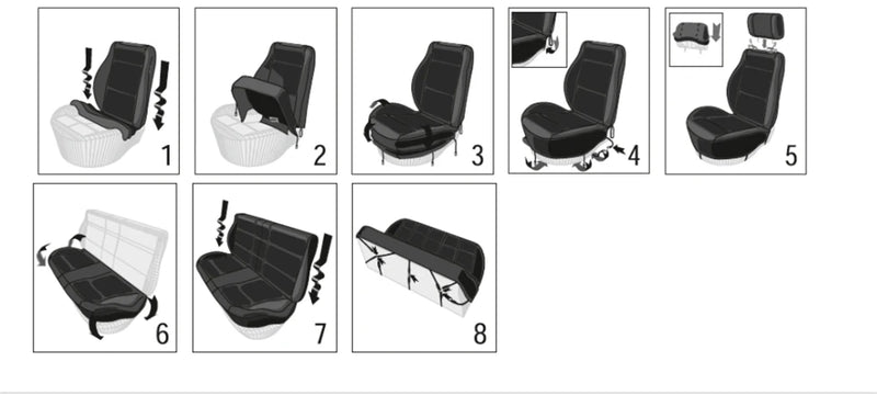 AUTO PLUS Checkered Polyester Patchwork Mesh Fabric Universal Unisex Car Seat Covers Set Accessories Interior  With Sponge