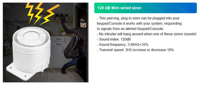 FUERS WIFI GSM Alarm System Wireless Home Burglar Security Alarm System Tuya APP Control Siren Motion Detector PIR Smoke Sensor