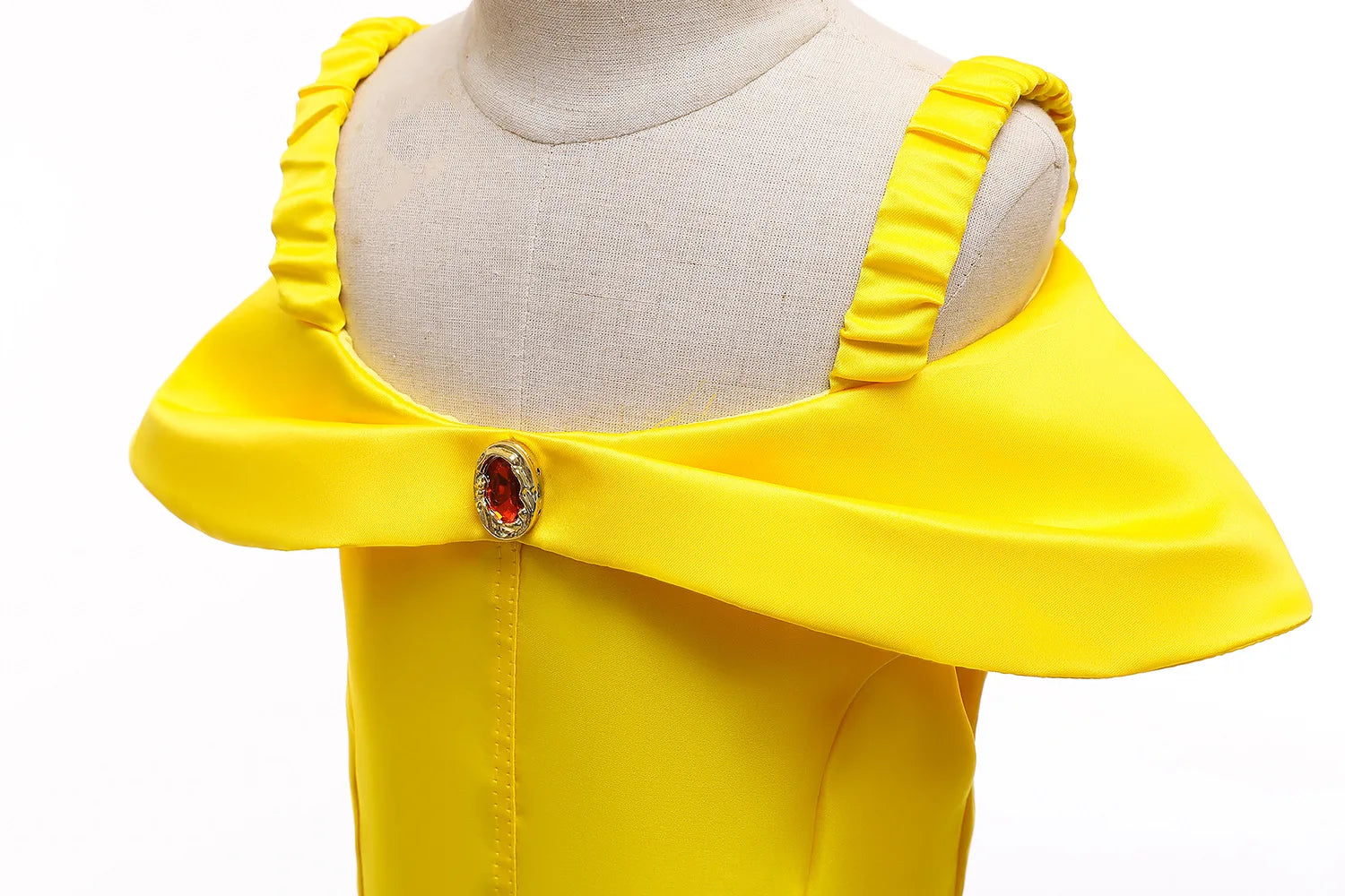 2025 Cosplay Belle Princess Dress Girls Dresses For Beauty and beast Party Clothing Magic stick crown Costume 3-12Y