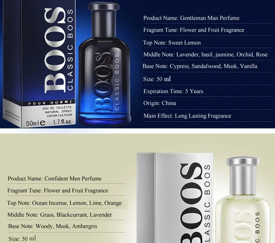Hot Sale Perfume For Men Self Confidence Cologne Perfume Atomizer Fresh Temptation Gentleman Parfum Male Fragrance Cologne