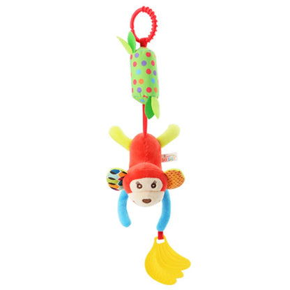 Baby Hanging Rattles Soft Sensory Learning Toy Plush Animals Stroller Infant Car Bed Crib Travel Activity for Babies Toddlers