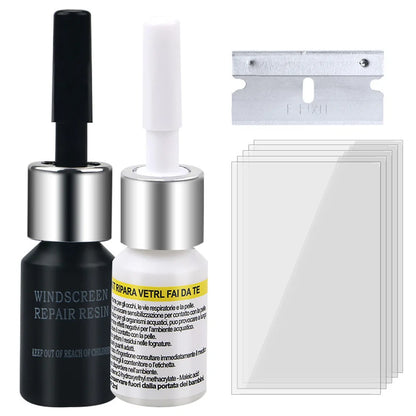 Líquido reparador de grietas en parabrisas de coche, herramienta nano para reparar vidrios, parabrisas de coche, arañazos en cristales, agente restaurador de grietas 