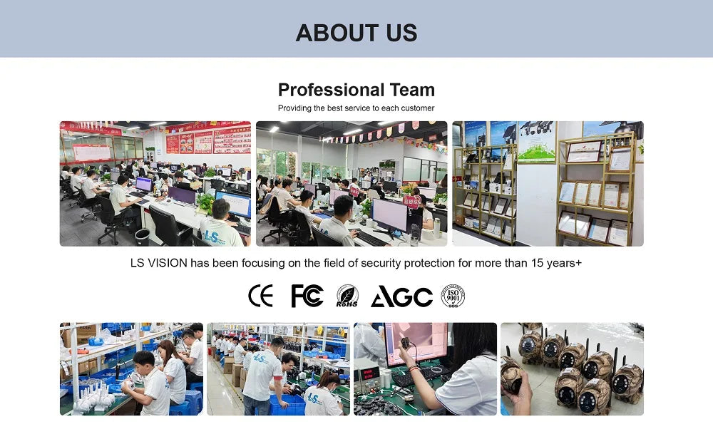 LS VISION 15MP Three Screen WiFi Camera Outdoor Three 360°Rotation PTZ IP Camera Human Auto Tracking Video Surveillance Cam CCTV