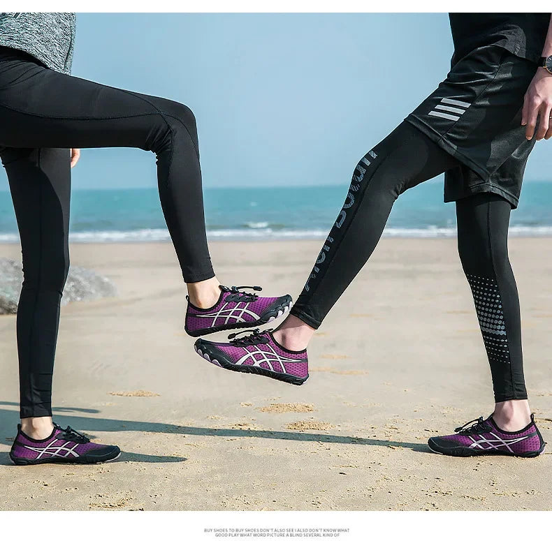 New Men's Hiking Sport Shoes Deep Squat Fitness Shoes Fishing Swimming Wading Shoes Surfing Diving Beach Five-Finger Shoes