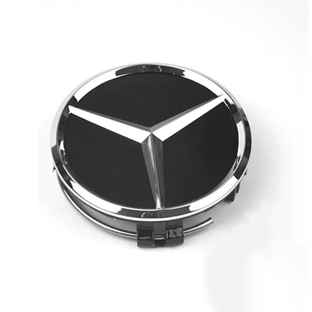 Car Wheel Center Caps, Hub Caps, Rims Cover, Mercedes Benz, AMG, A, B, C, S, Class, E, GLA, CLA, GLB, GLK, GLS, Accessories, 75mm, 4 PCS 