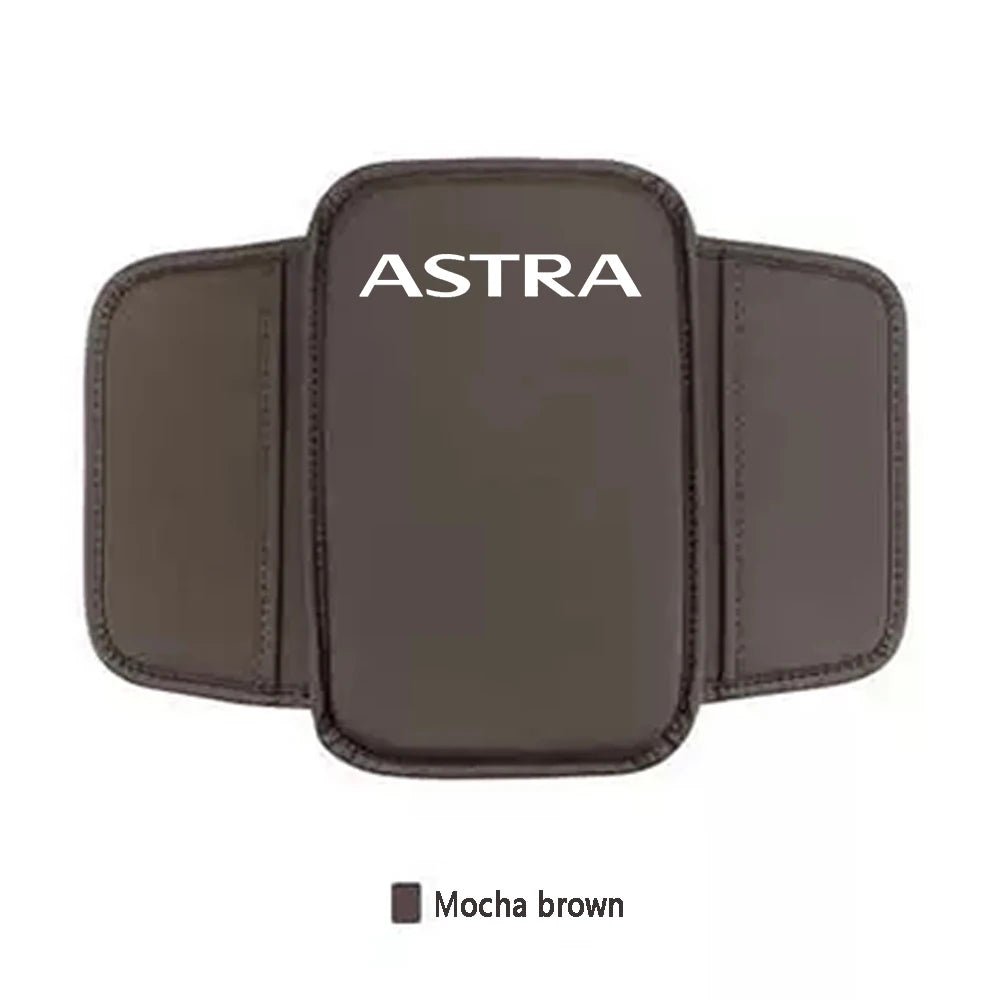 Center Console Arm Rest Protector Leather Car Armrest Box Pad Storage Pocket For Fiat 500 500C 500S 500X Abarth Car Accessories