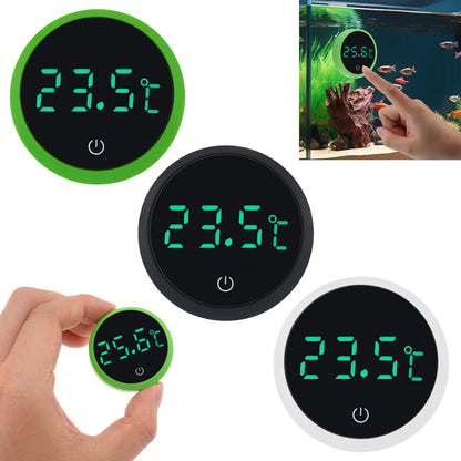 Termómetro digital inalámbrico para acuario con pantalla LED, control electrónico de temperatura del agua del tanque de peces, medidor de temperatura