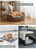 12 Color Dog Bed Mat Portable Pet Sleeping Bed Plush Blanket Washable Cat Bed Sofa Home Travel Comfort Warm Soft Flannel Blanket